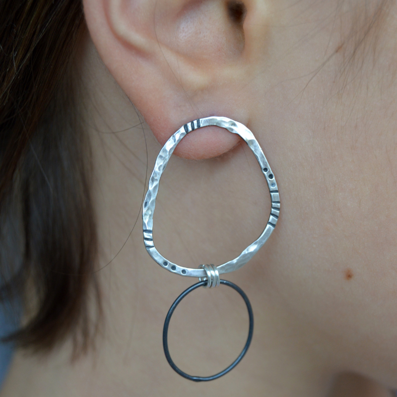 open circle mismatched earrings (12)