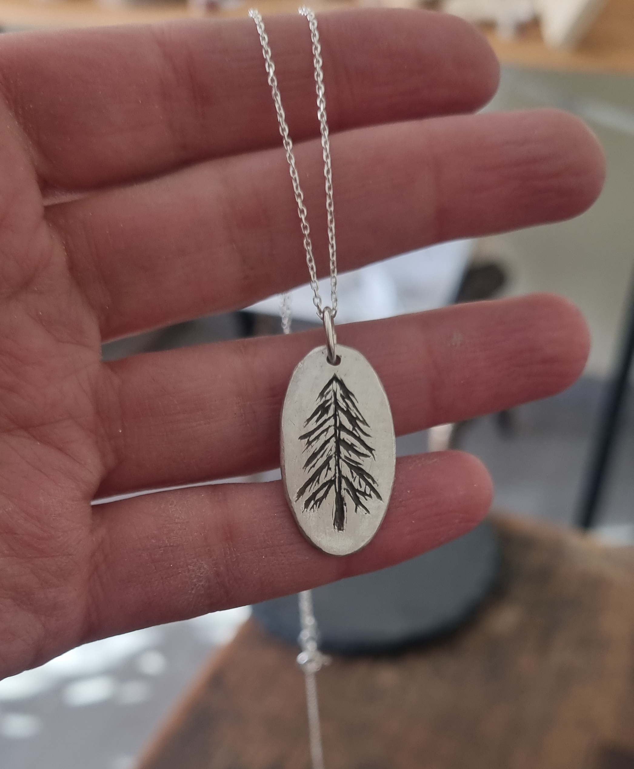 pine tree necklace